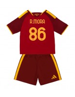 AS Roma Rodrigo Mora #86 Domácí dres pro děti 2026-27 Krátký Rukáv (+ trenýrky)